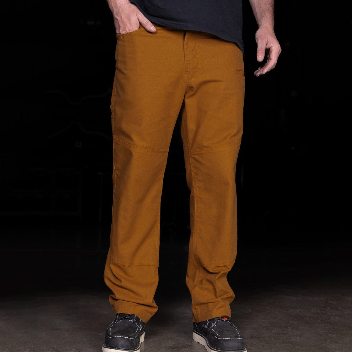 Canvas Work Pants - Camel