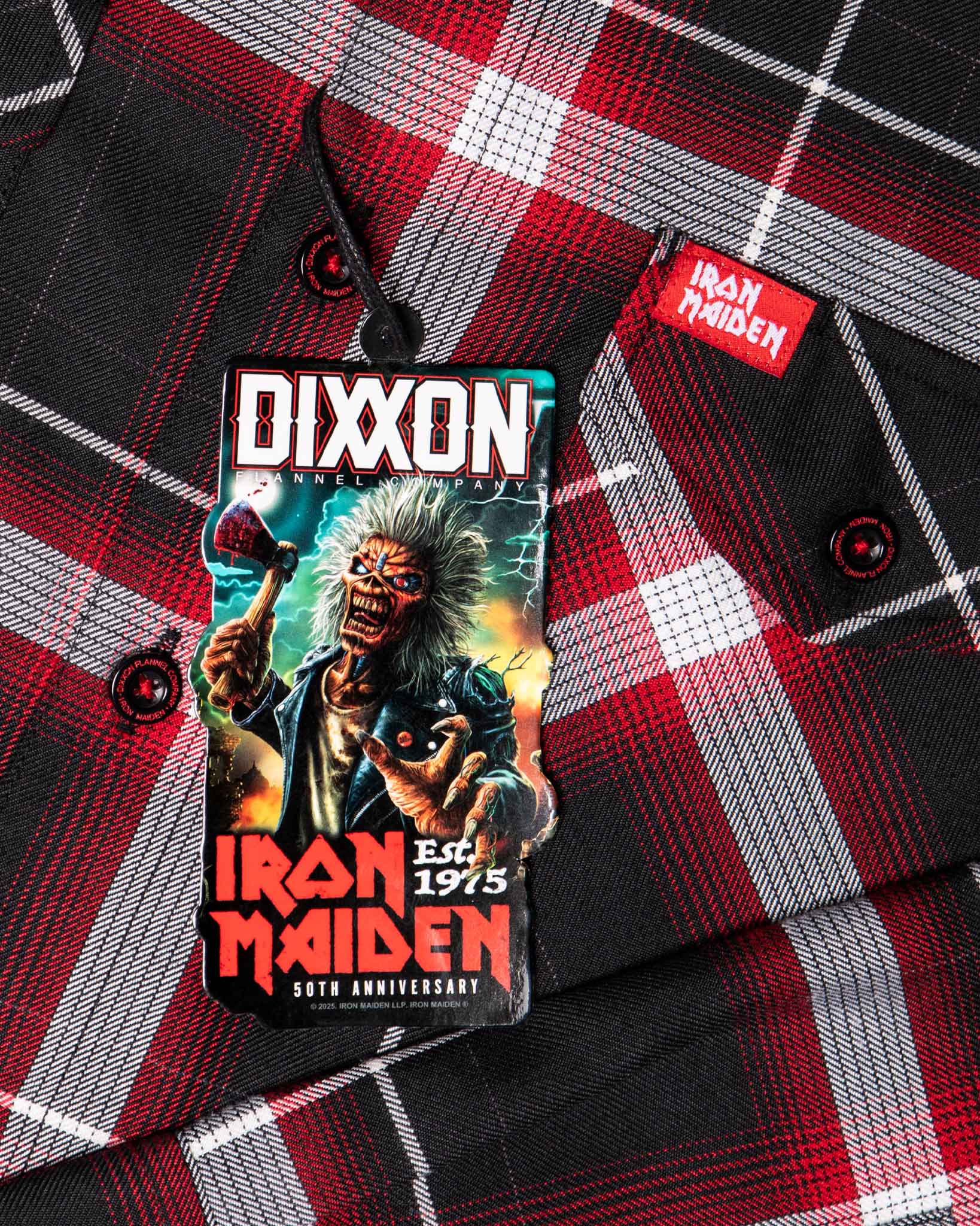 Women's Iron Maiden 50th Anniversary Flannel - Dixxon Flannel Co.