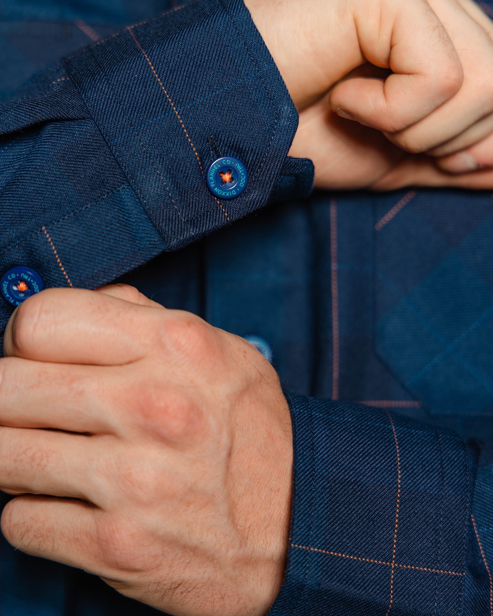 DDC + TRU (Draplin) Flannel - Never - Ending Navy - Dixxon Flannel Co.