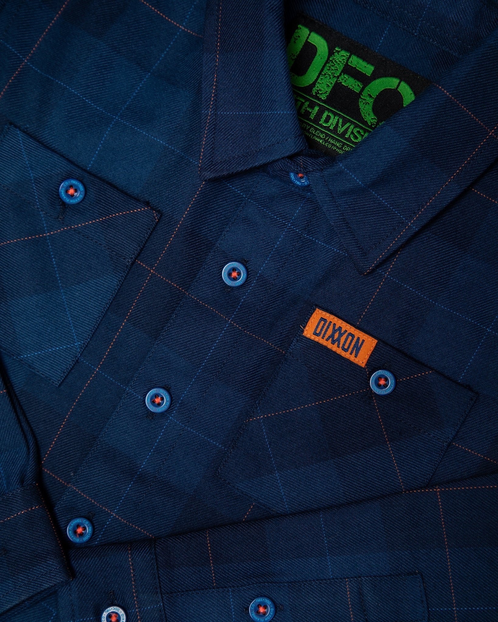 Youth DDC + TRU (Draplin) Flannel - Never - Ending Navy - Dixxon Flannel Co.