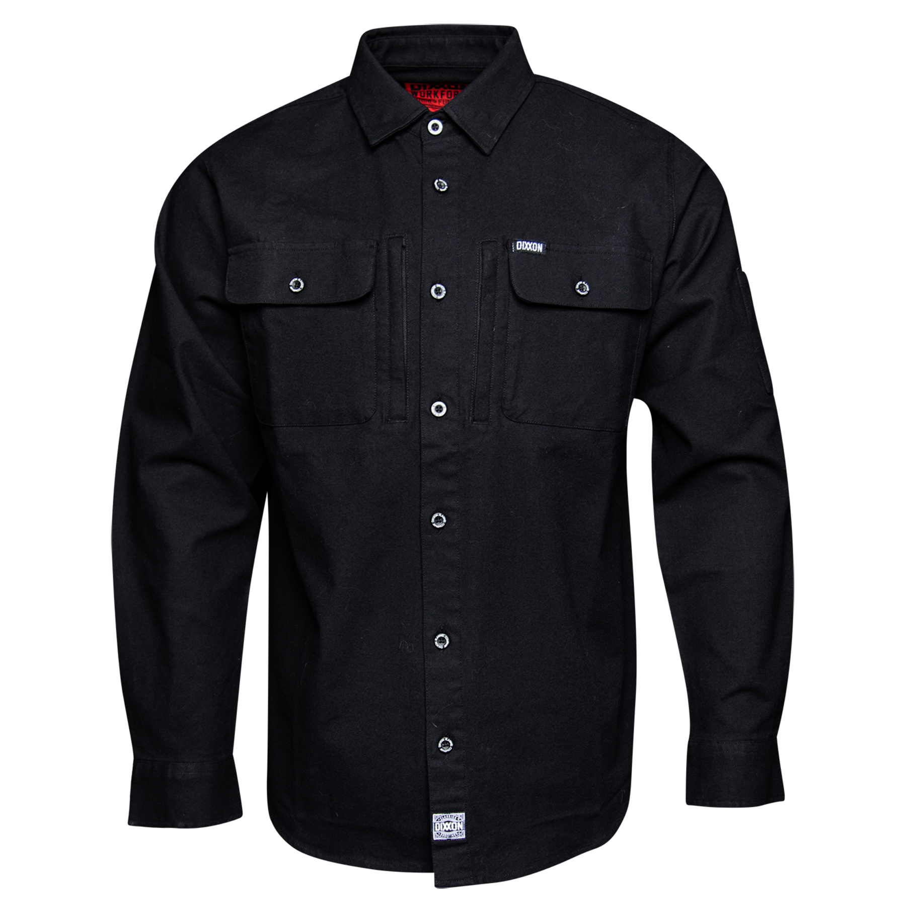 Work Shirt Long Sleeve - Black - Dixxon Flannel Co.