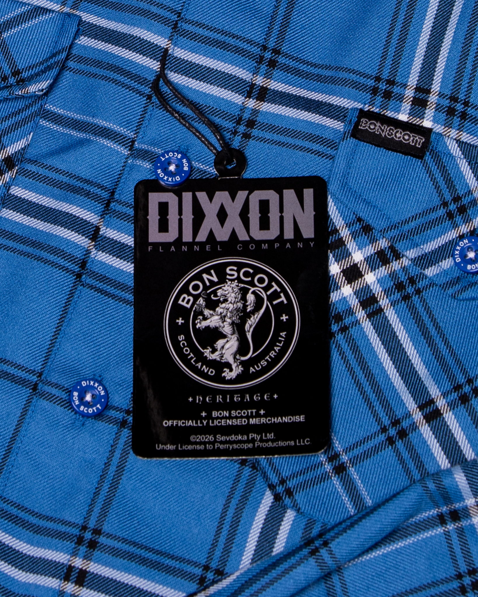 Bon Scott Heritage Flannel - Dixxon Flannel Co.