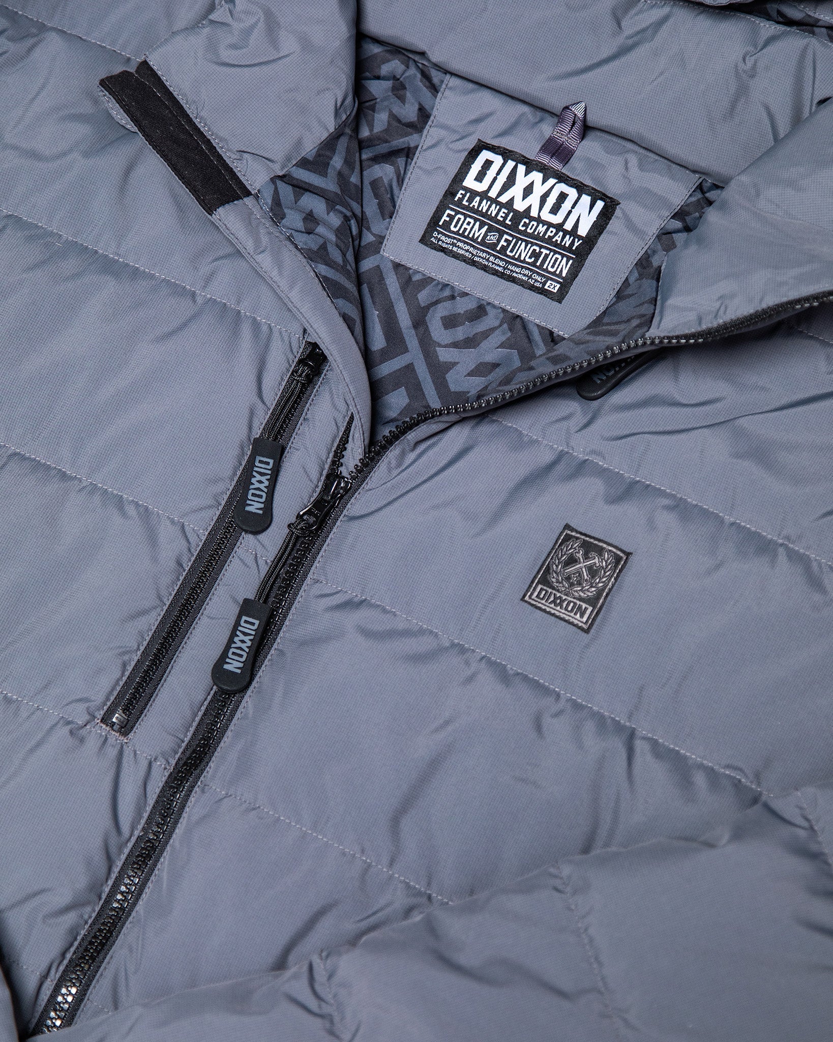The Ridge Down Jacket - Grey - Dixxon Flannel Co.