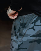 Men's 9" Gym Shorts - Black Camo - Dixxon Flannel Co.
