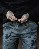 Men's 9" Gym Shorts - Black Camo - Dixxon Flannel Co.