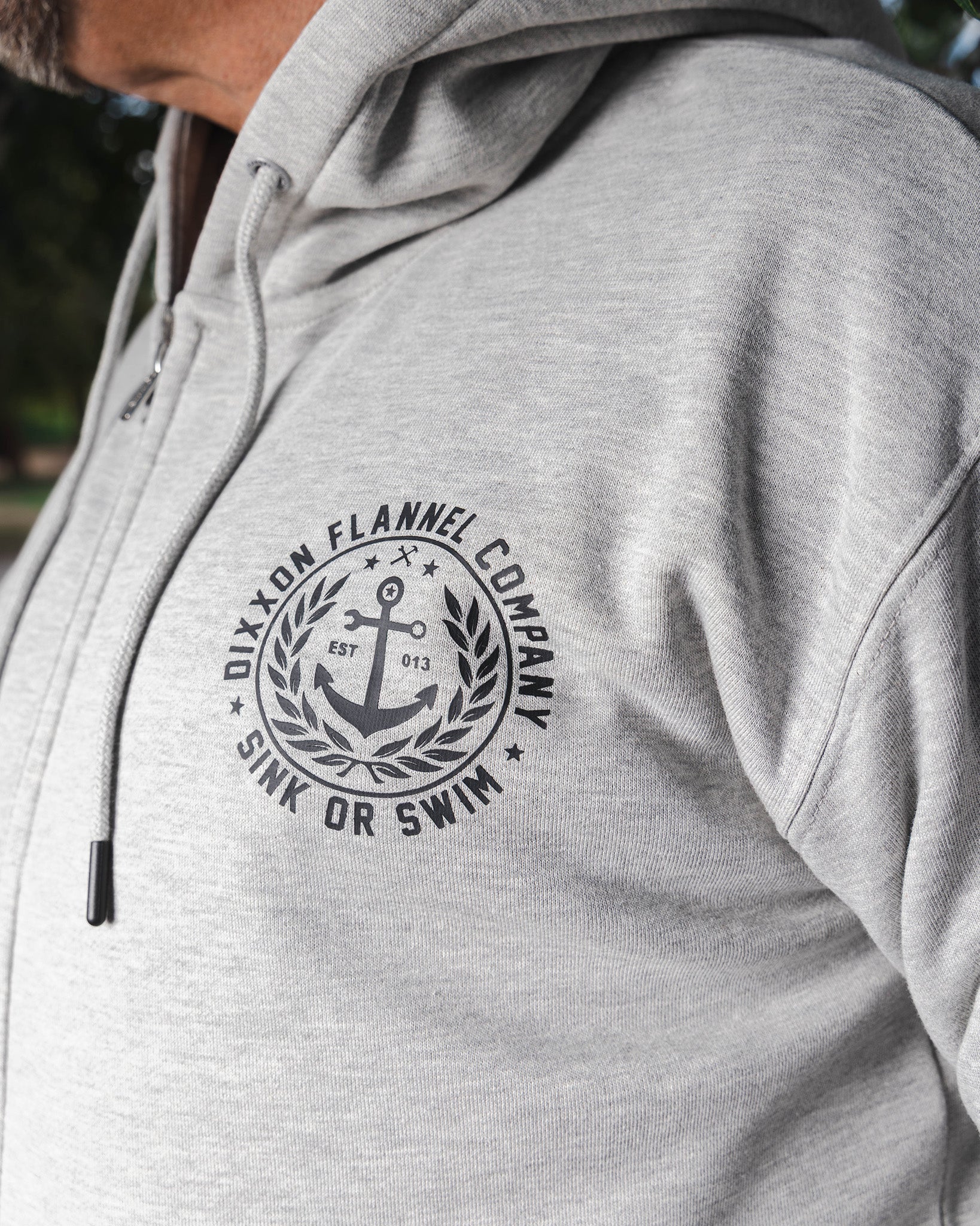 Calypso Zip Up Hoodie - Heather Grey | Dixxon Flannel Co. – DIXXON