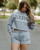 Women's DFCO Sweat Shorts - Heather Grey - Dixxon Flannel Co.