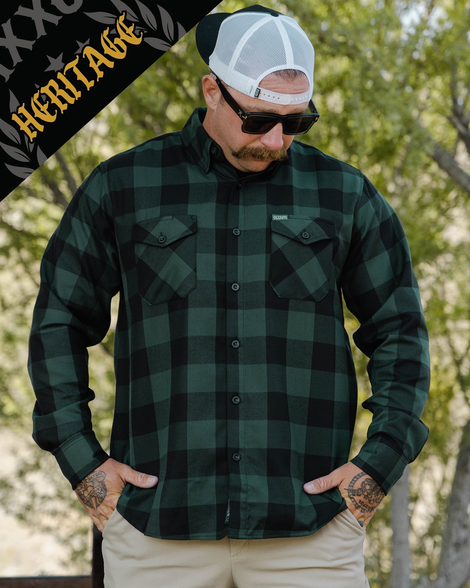 Evergreen Heritage Flannel | Dixxon Flannel Co. – DIXXON EUROPE