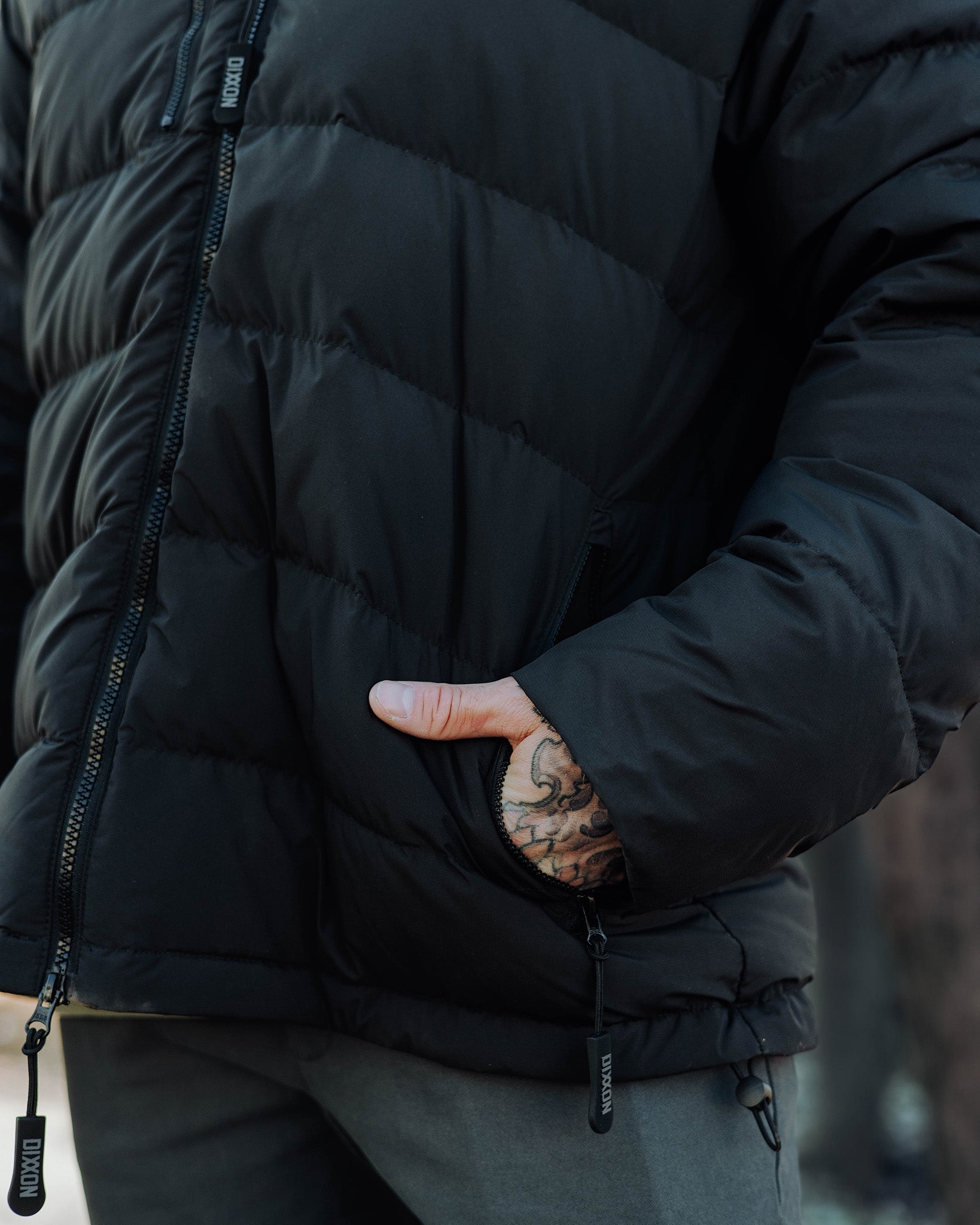 The Ridge Down Jacket - Black - Dixxon Flannel Co.