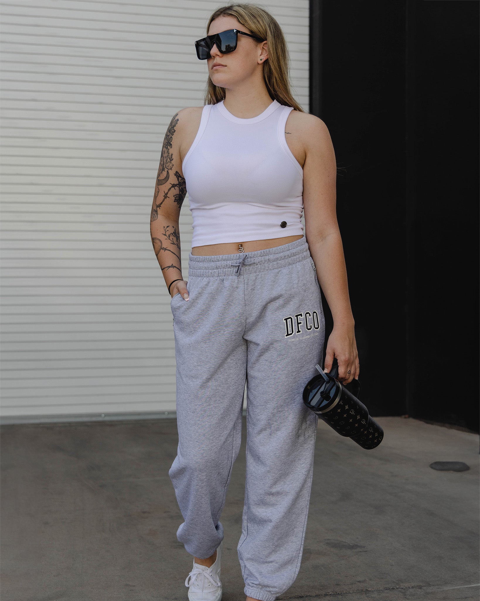 Women's DFCO Sweatpants - Heather Grey - Dixxon Flannel Co.