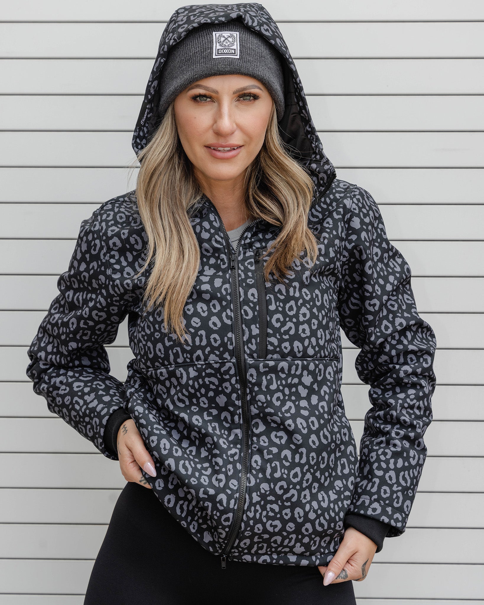 Women's Anchor Jacket 2.0 - Black Leopard - Dixxon Flannel Co.
