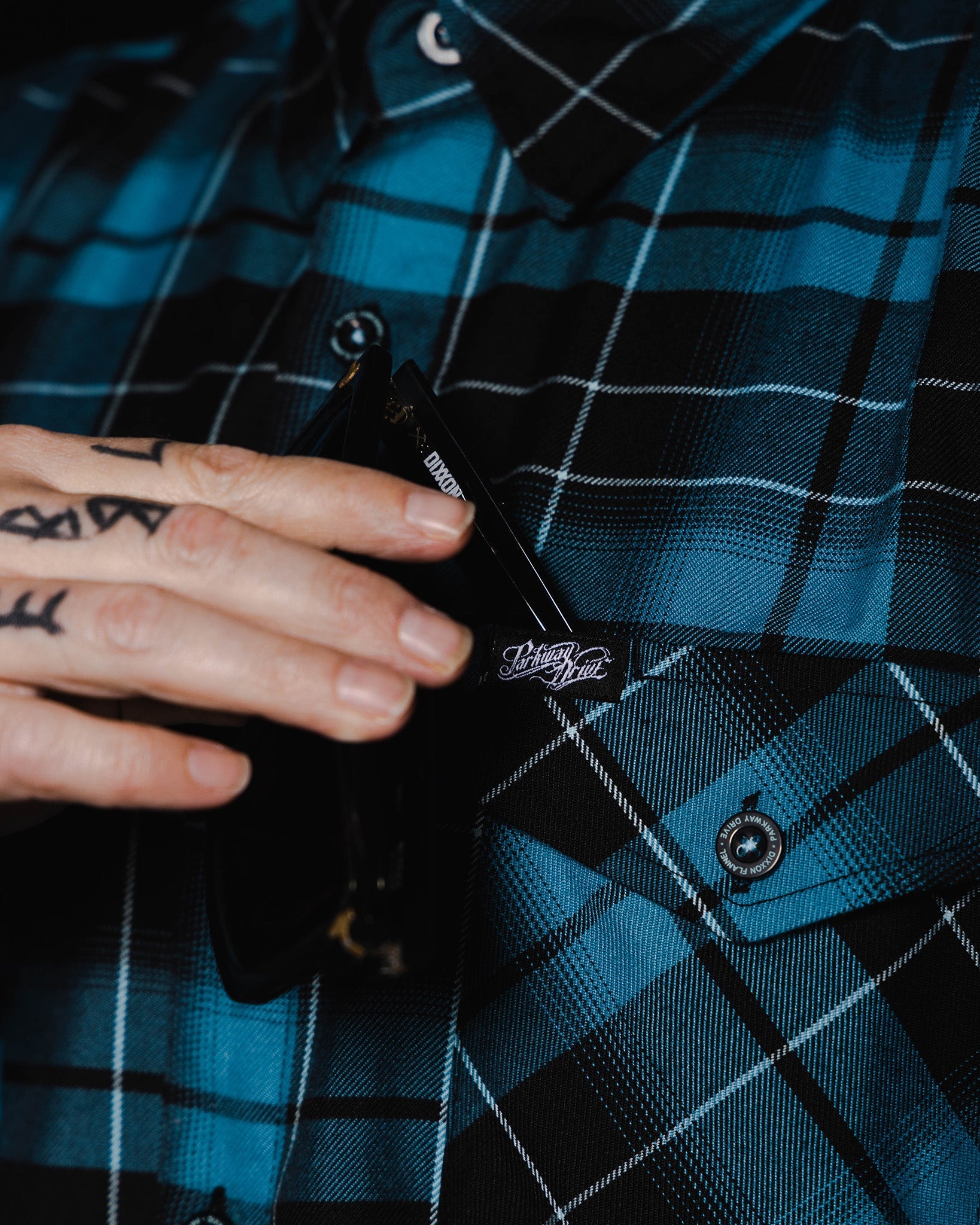 Parkway Drive - Deep Blue Flannel | Dixxon Flannel Co. – DIXXON EUROPE