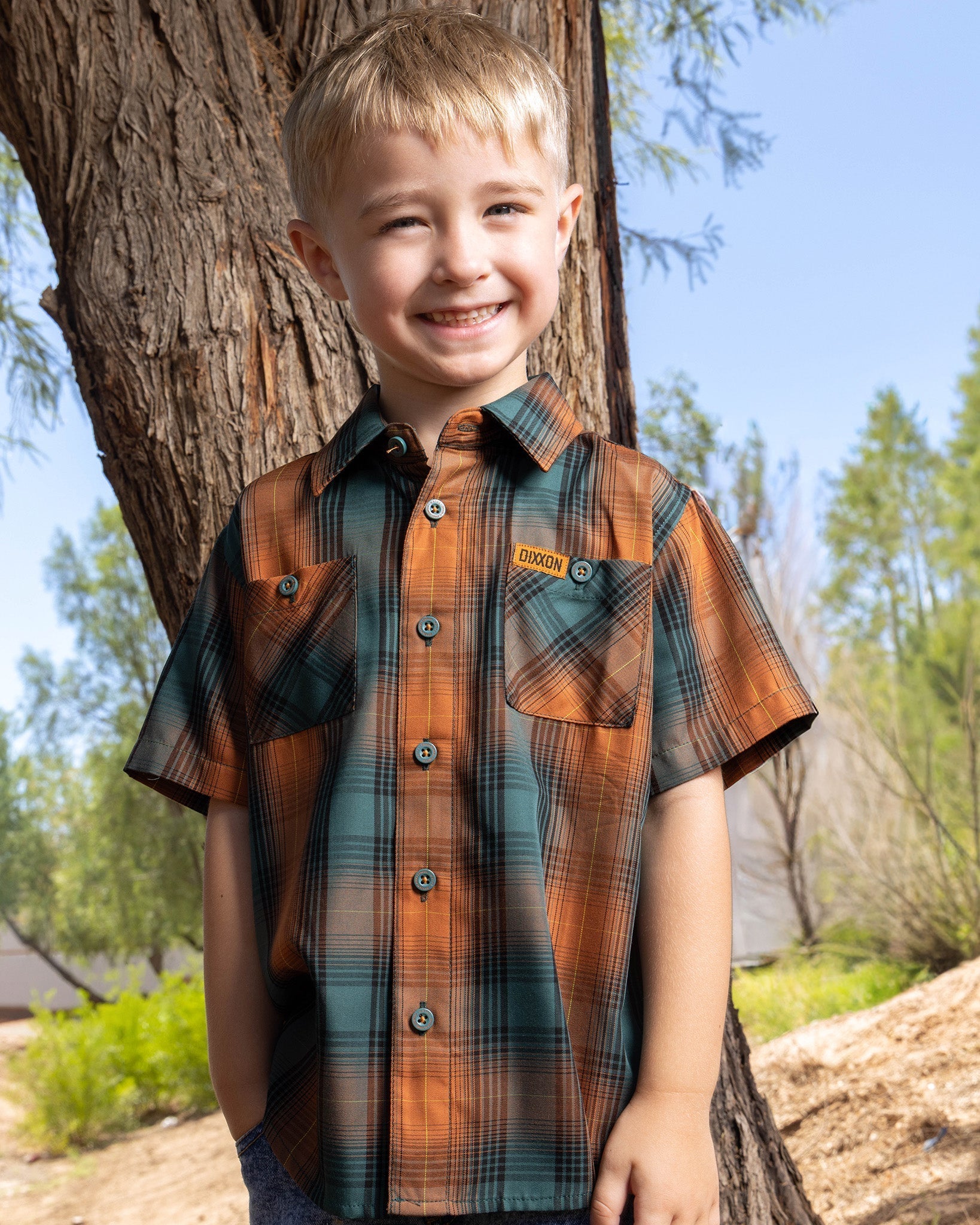 Youth Tyler Bamboo Short Sleeve - Dixxon Flannel Co.