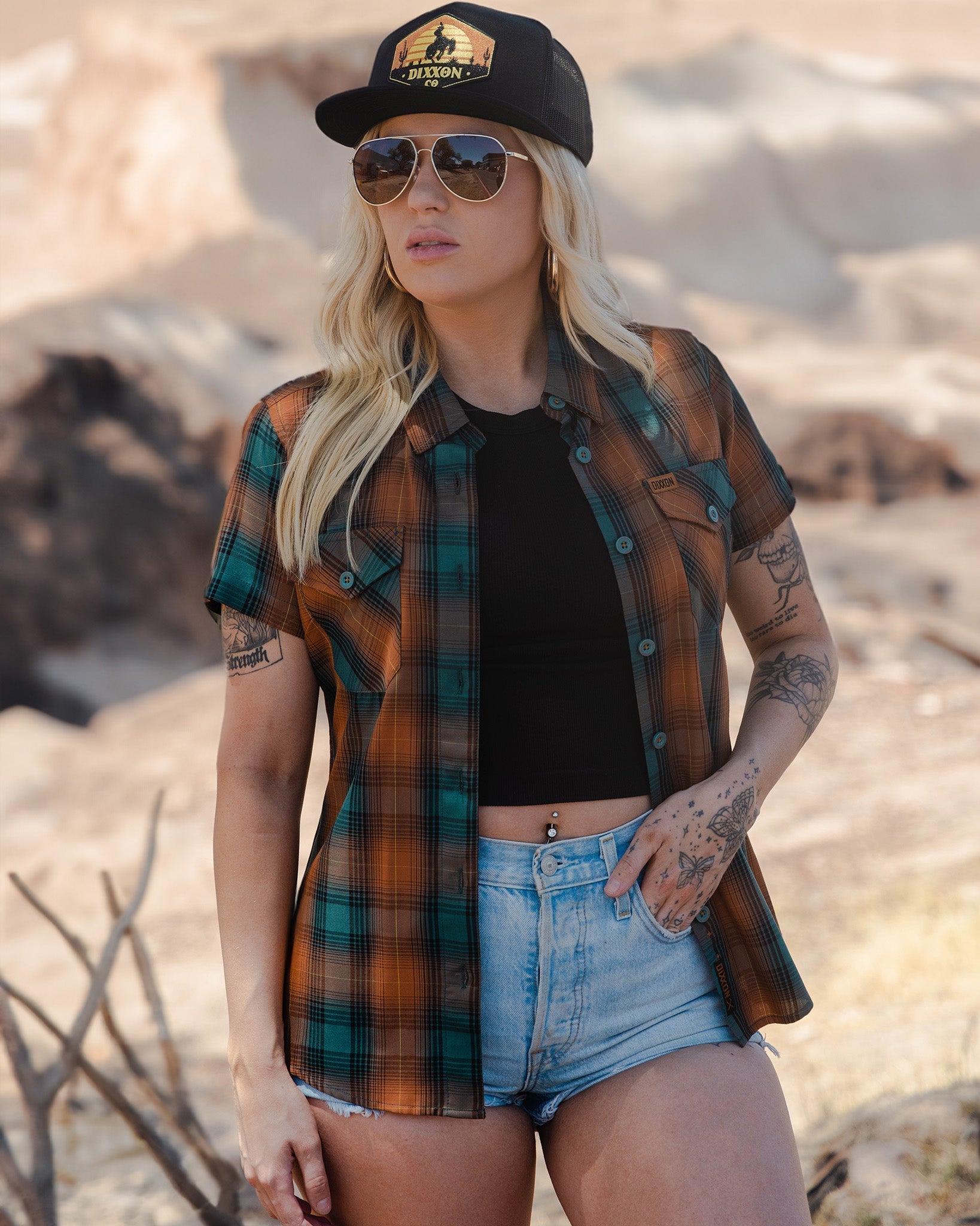 Women's Tyler Bamboo Short Sleeve - Dixxon Flannel Co.