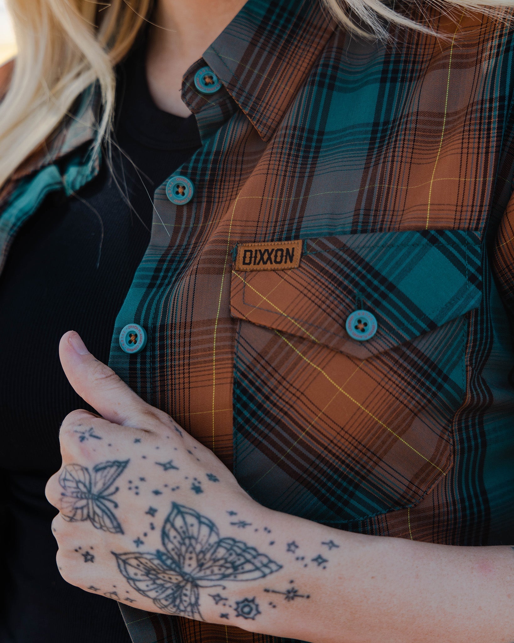 Women's Tyler Bamboo Short Sleeve - Dixxon Flannel Co.