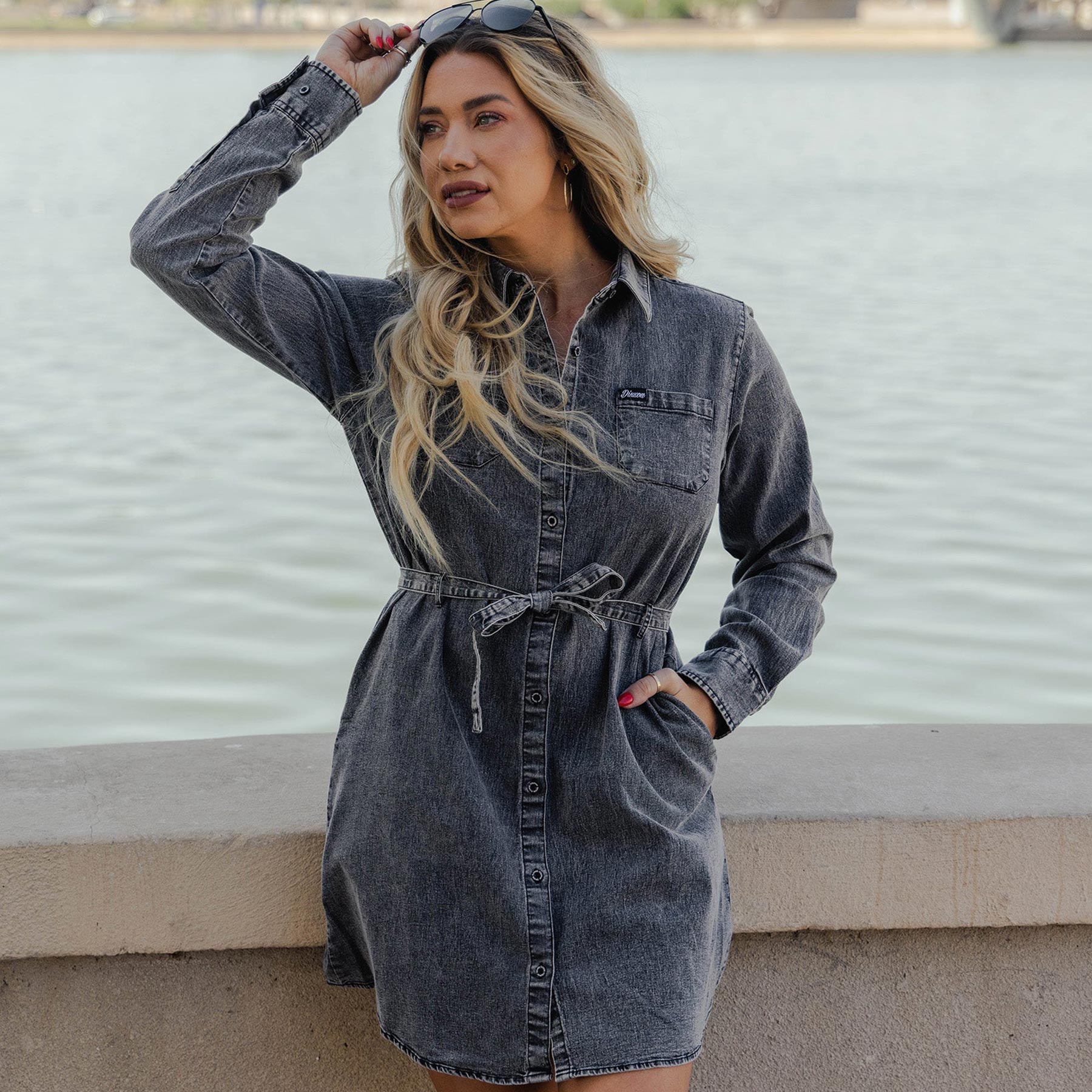 Black Washed Denim Dress | Dixxon Flannel Co. DIXXON EUROPE Black Washed Denim Dress | Dixxon Flannel Co. DIXXON EUROPE
