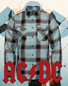 ACDC Dirty Deeds Done Dirt Cheap Flannel - Dixxon Flannel Co.