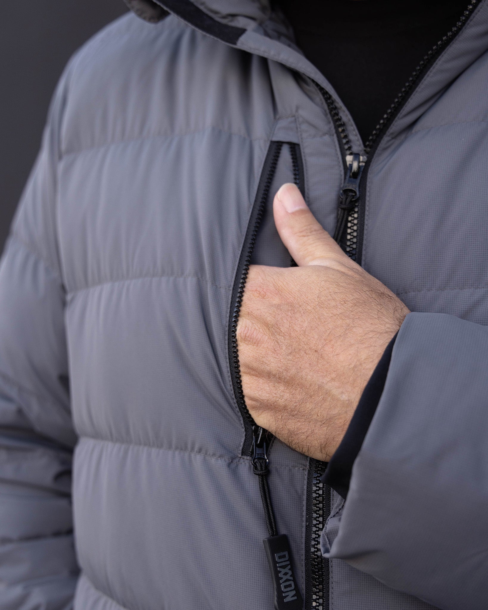 The Ridge Down Jacket - Grey - Dixxon Flannel Co.