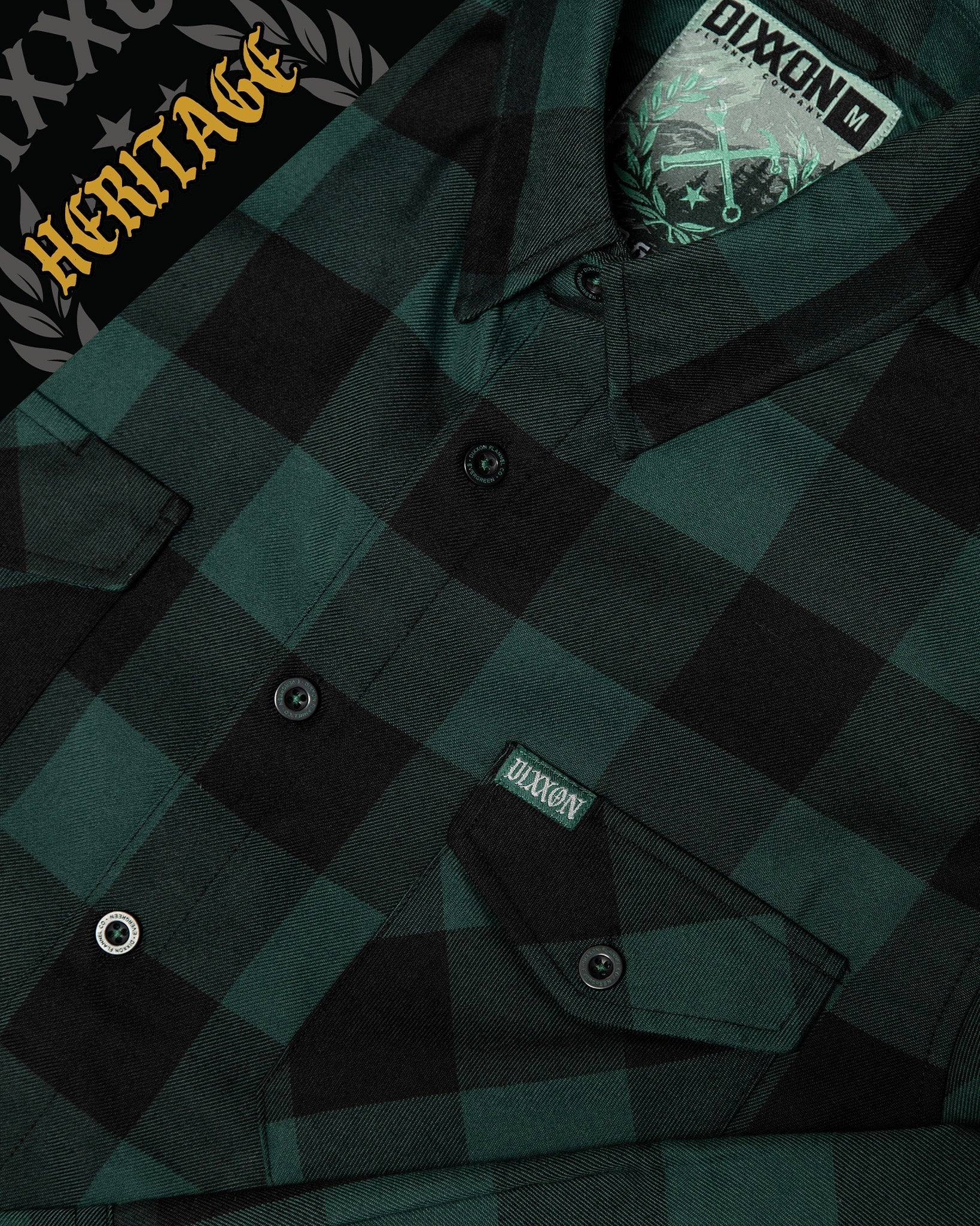 Evergreen Heritage Flannel | Dixxon Flannel Co. – DIXXON EUROPE