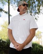 Outdoorsman Performance Short Sleeve - White - Dixxon Flannel Co.