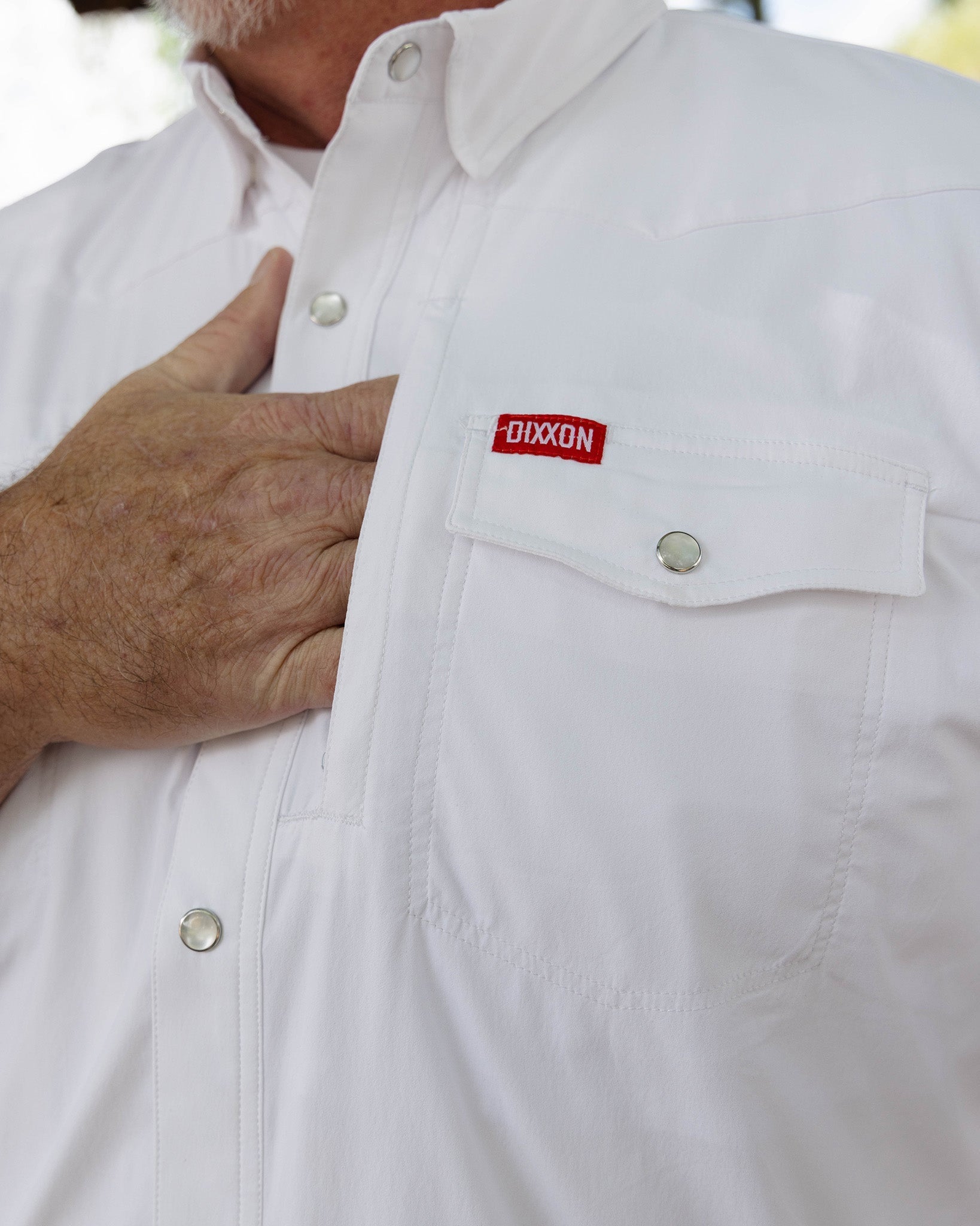 Outdoorsman Performance Short Sleeve - White | Dixxon Flannel Co