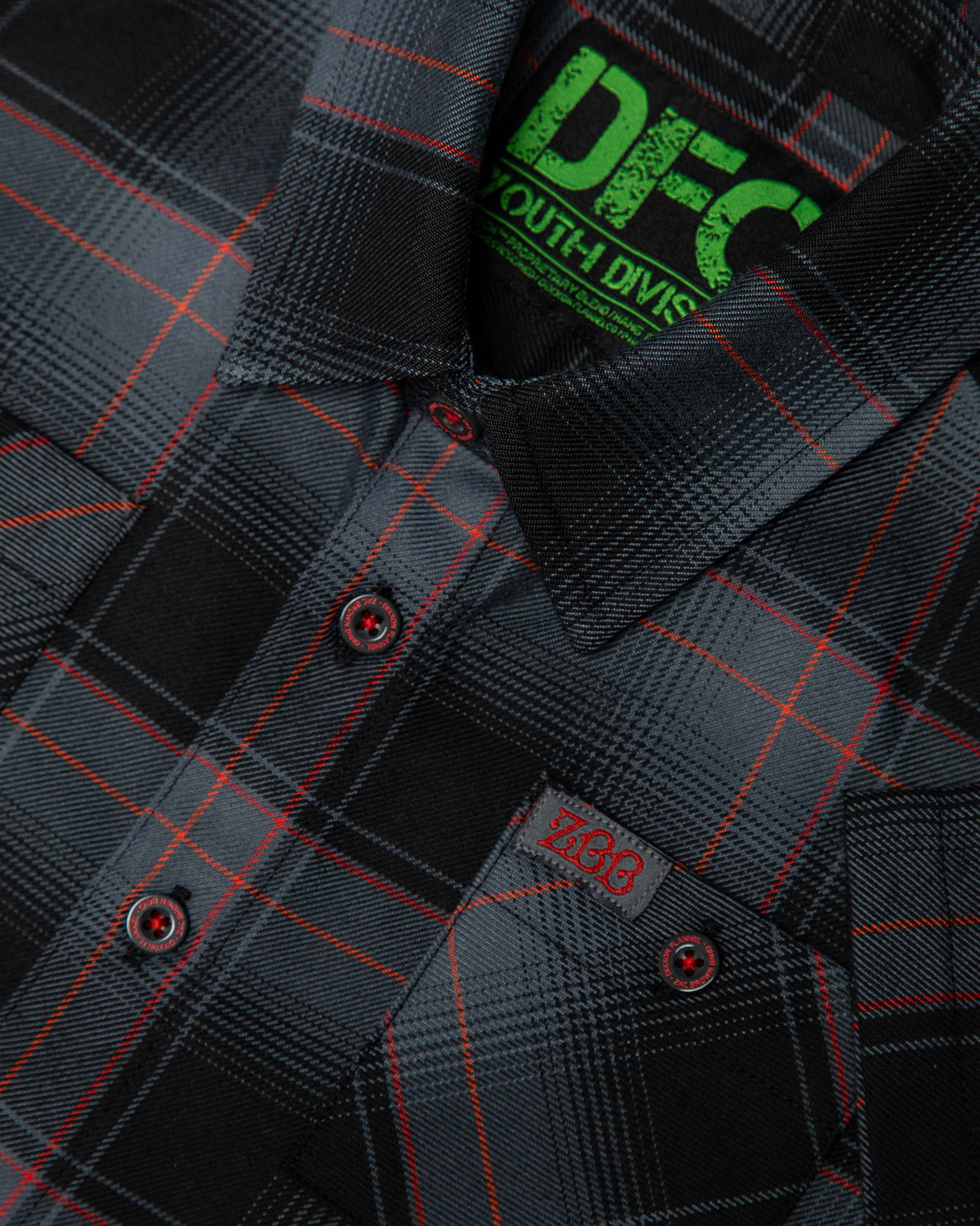Youth Zac Brown Band - Love & Fear 2026 Short Sleeve Flannel - Dixxon Flannel Co.