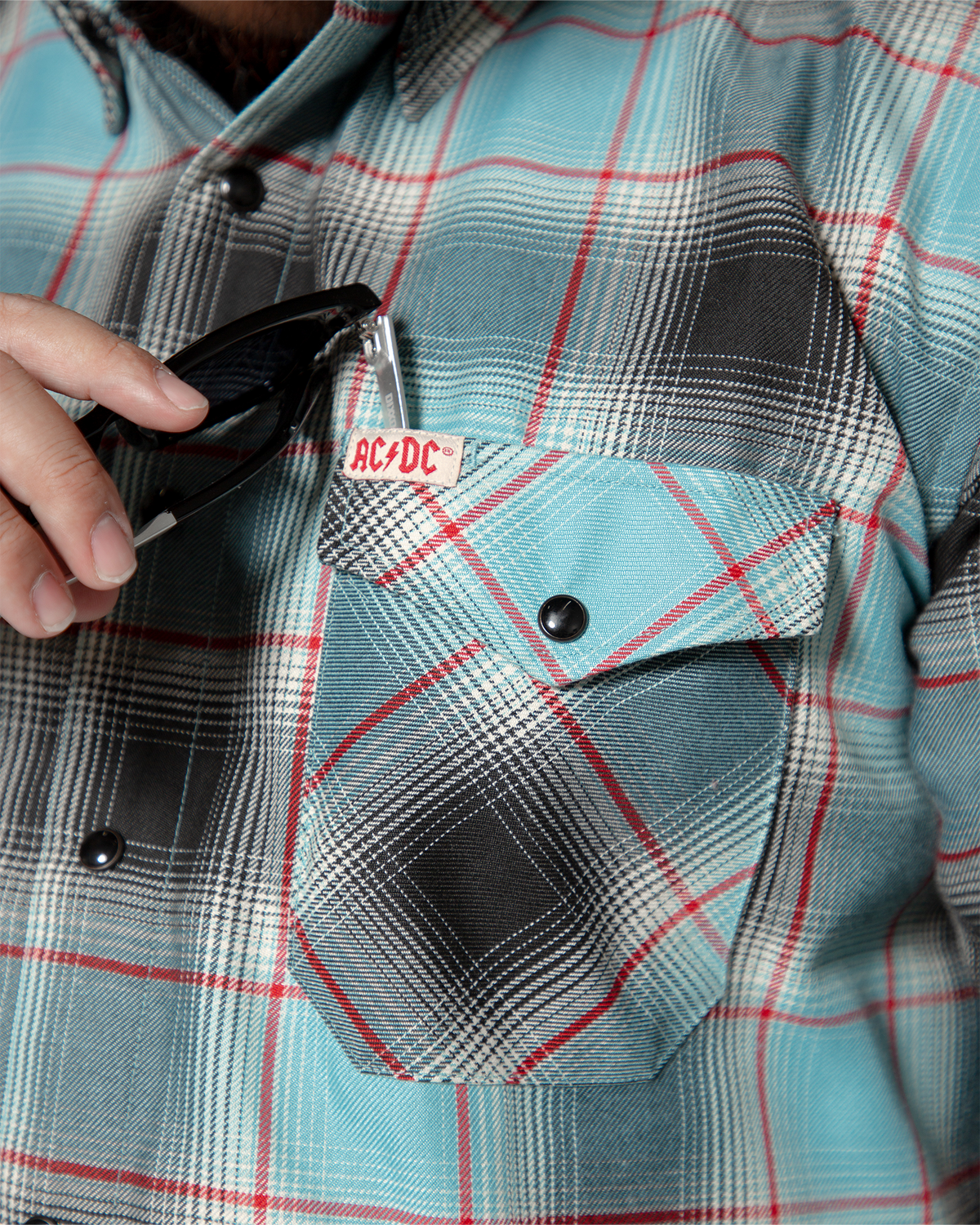 ACDC Dirty Deeds Done Dirt Cheap Flannel - Dixxon Flannel Co.