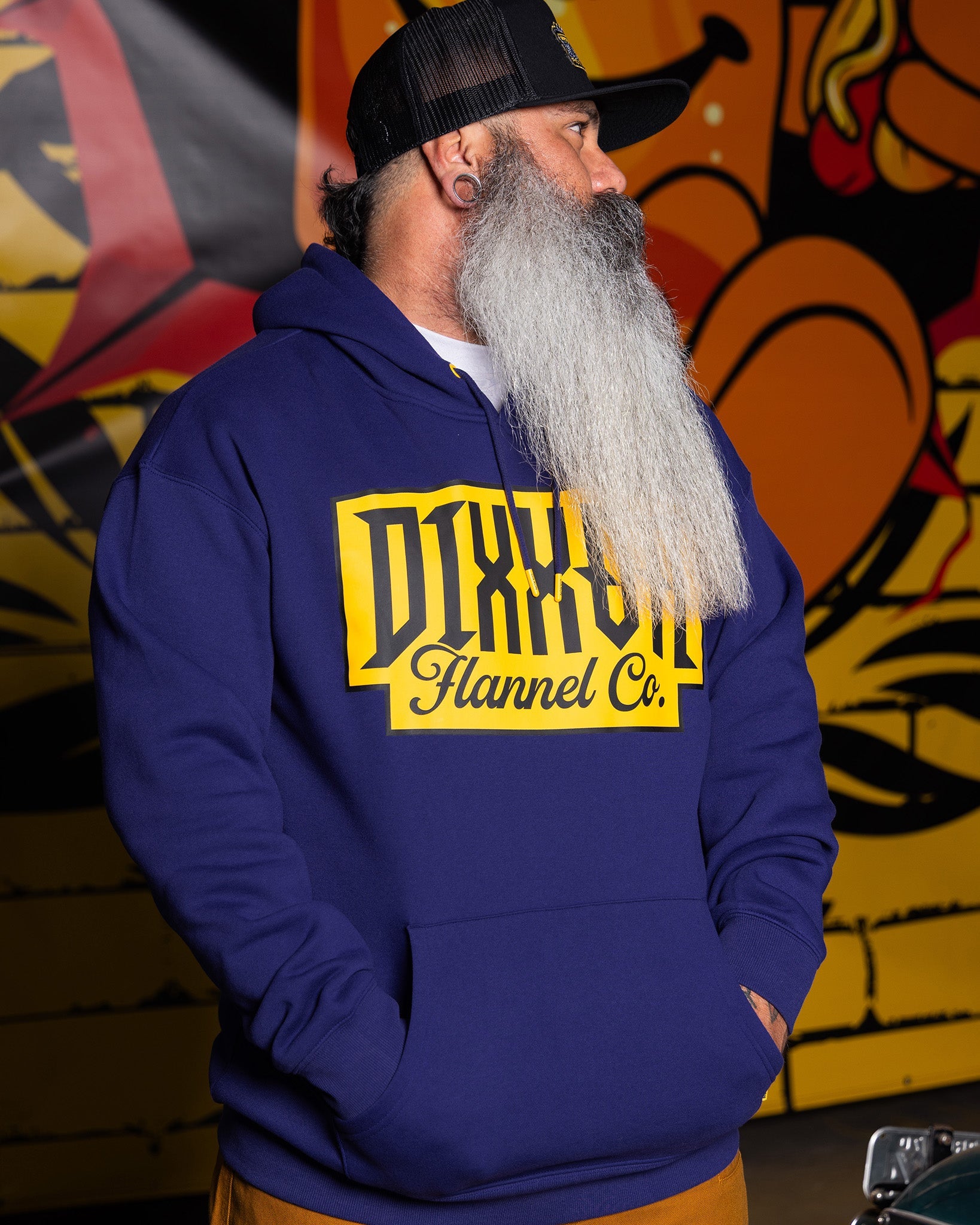 Gold Premium Pullover Hoodie - Navy | Dixxon Flannel Co. – DIXXON