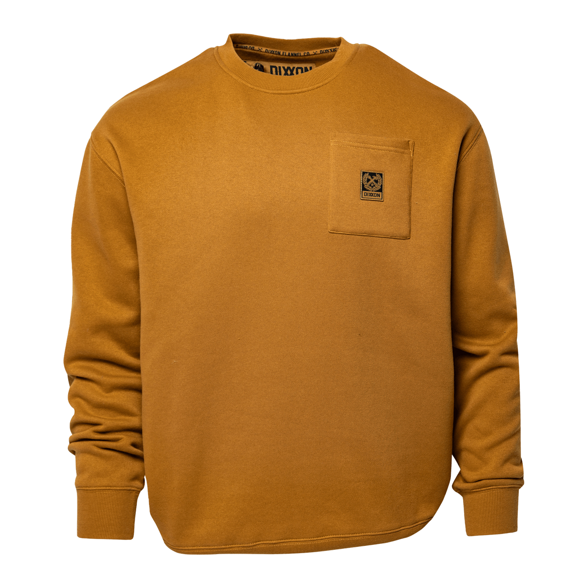 Pocket Crewneck - Camel - Dixxon Flannel Co.