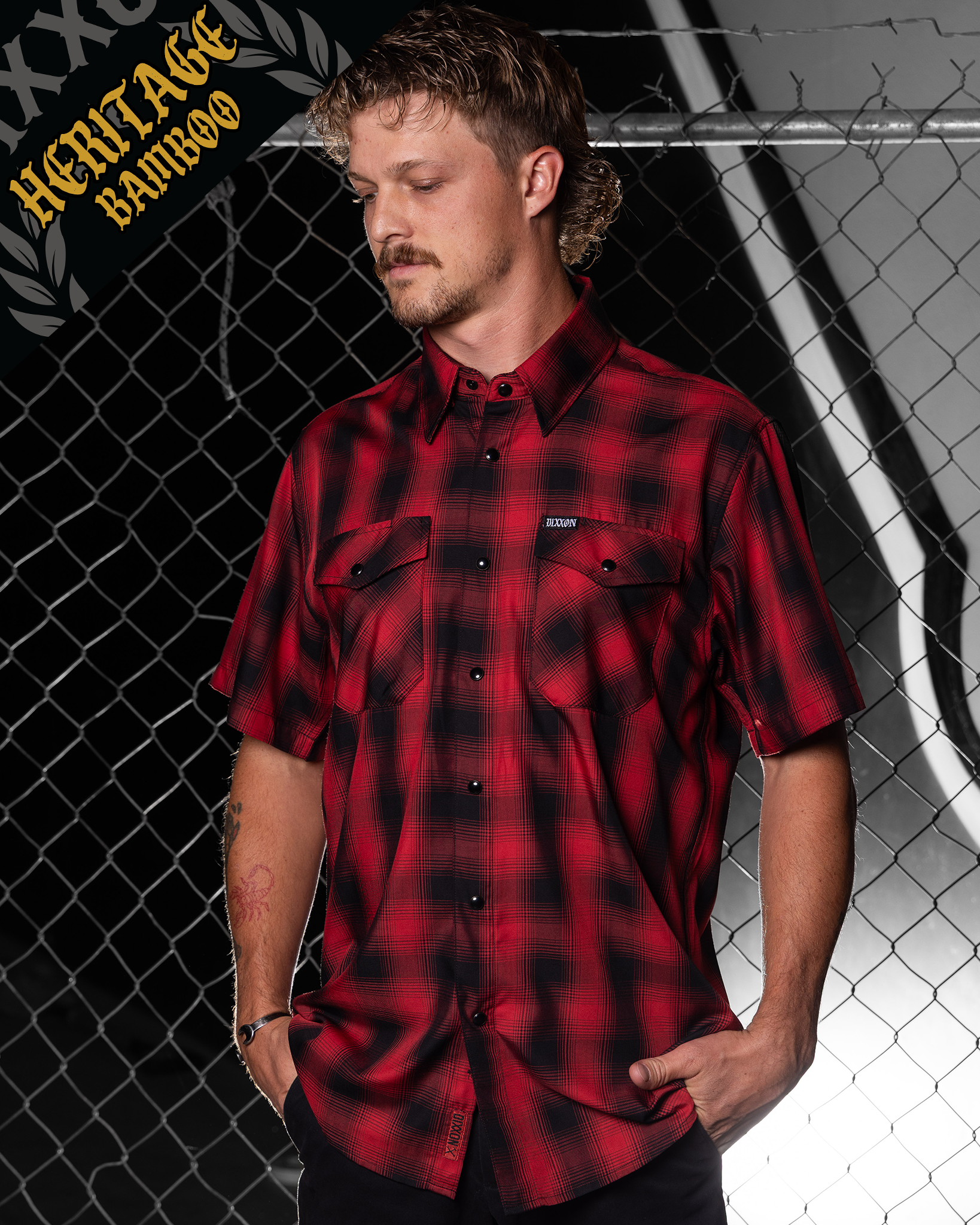 Watts Heritage Bamboo Short Sleeve - Dixxon Flannel Co.
