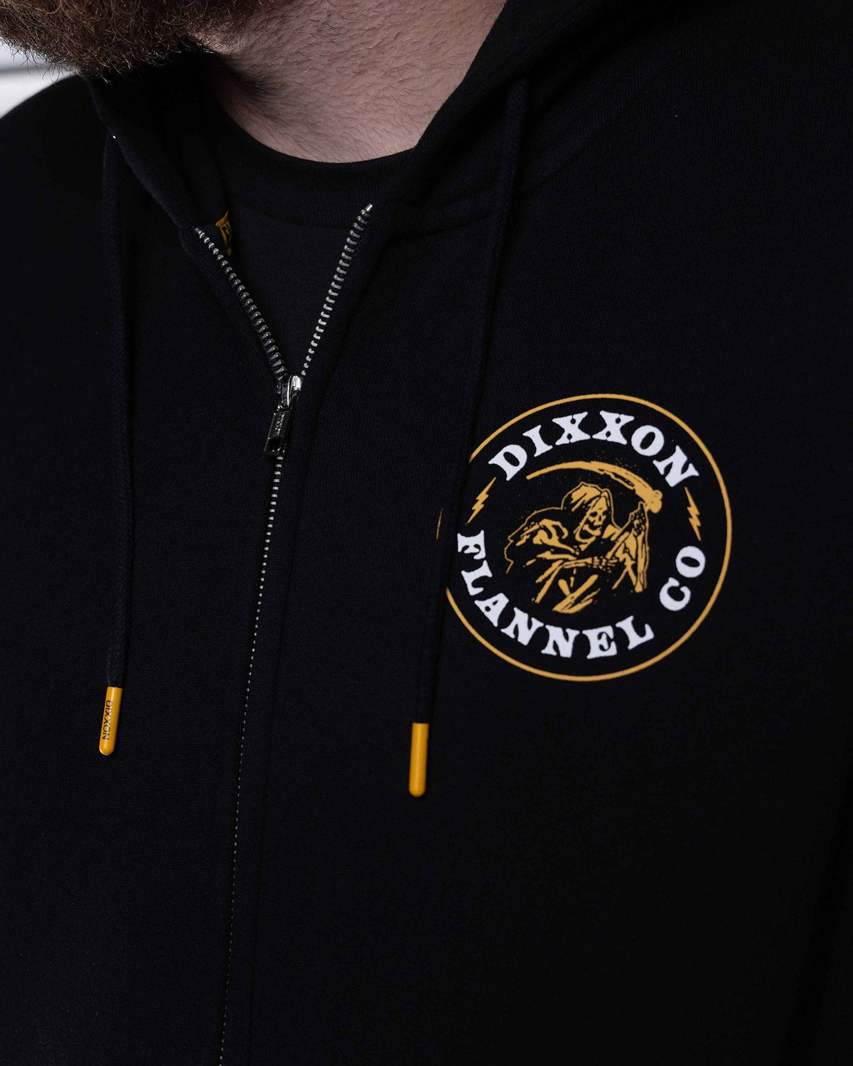 Death Boy Zip Up Hoodie - Black | Dixxon Flannel Co. 