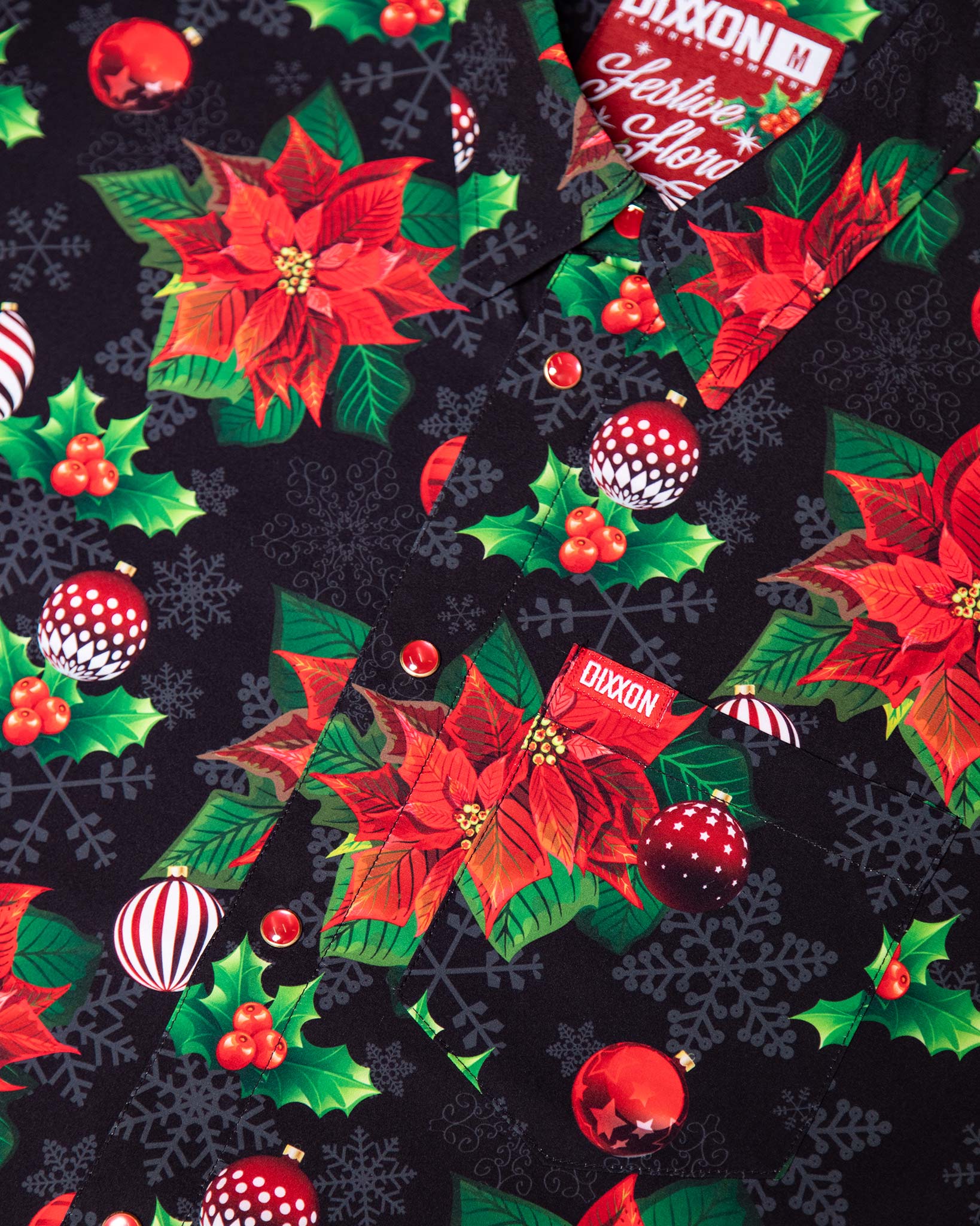 Festive Floral Party Shirt | Dixxon Flannel Co. DIXXON EUROPE Festive Floral Party Shirt | Dixxon Flannel Co. DIXXON EUROPE