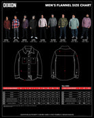 The Bogus Flannel Size Chart - Dixxon Flannel Co.