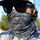 Bandana Gaiter - Black & Grey