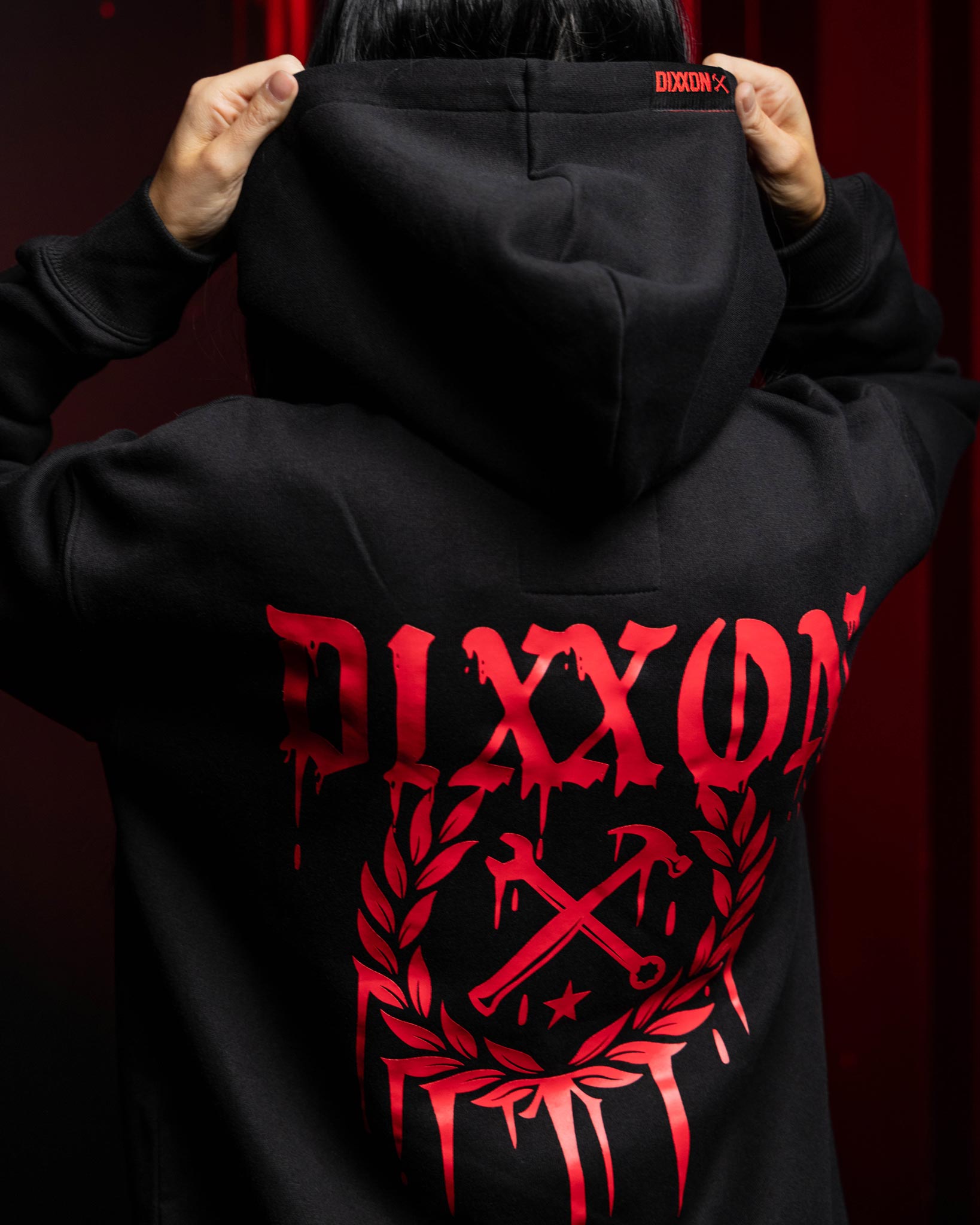 Dixxon Women's Terror Zip Up Hoodie - Black