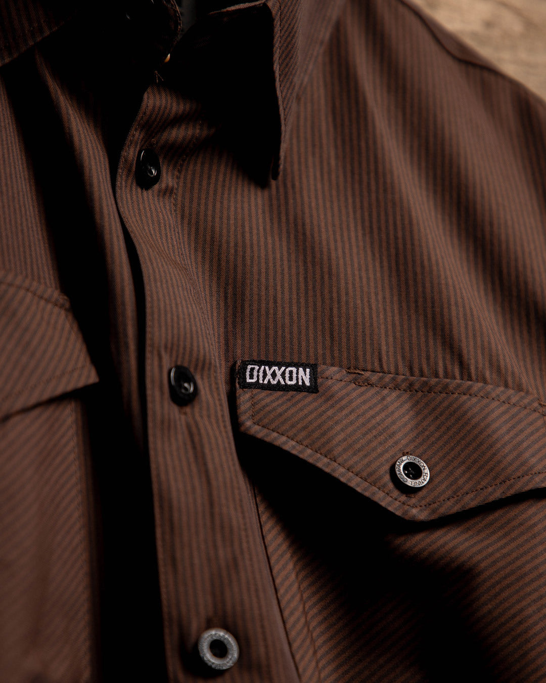WorkForce Long Sleeve Work Shirt - Brown & Black - Dixxon Flannel Co.