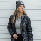 Women's Anchor Jacket 2.0 - Black Leopard - Dixxon Flannel Co.
