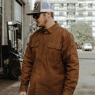 WorkForce Long Sleeve Work Shirt - Brown - Dixxon Flannel Co.