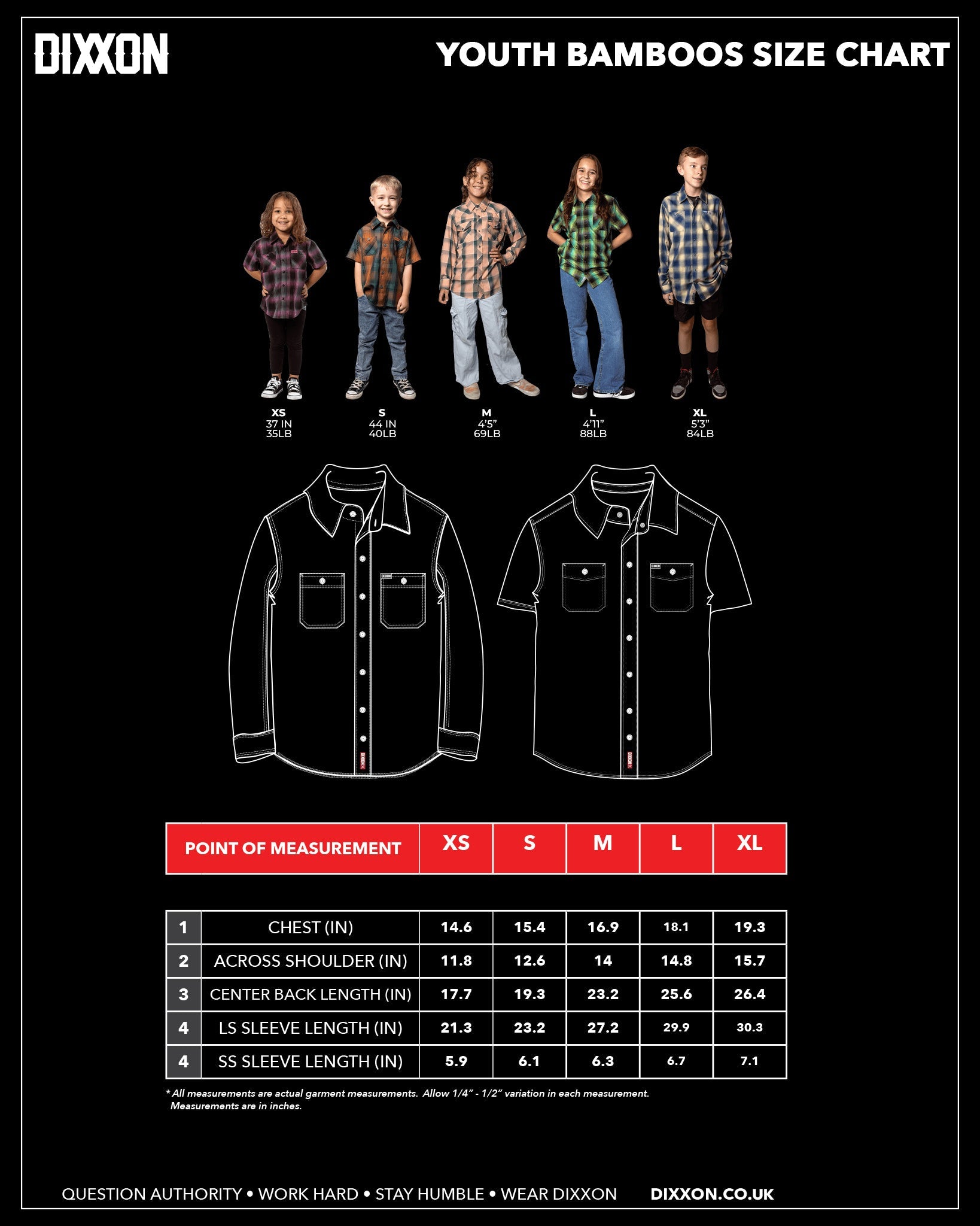 Youth Boardwalk Bamboo Short Sleeve | Dixxon Flannel Co.