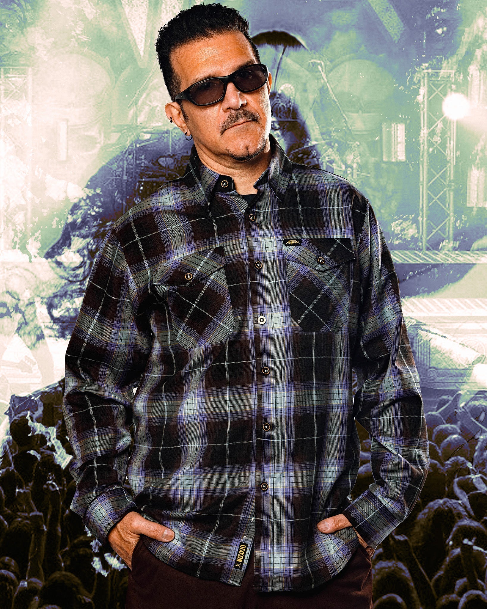 Anthrax Spreading the Disease Flannel | Dixxon Flannel Co