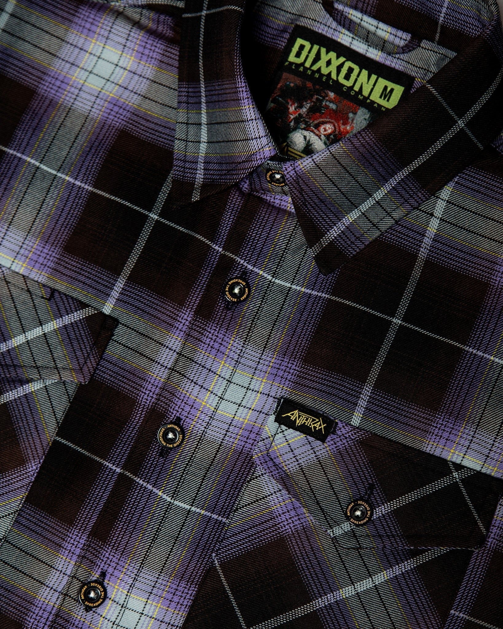 Anthrax Spreading the Disease Flannel | Dixxon Flannel Co