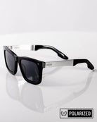 Anvil Metal Sunglasses - Black & Grey Polarised - Dixxon Flannel Co.