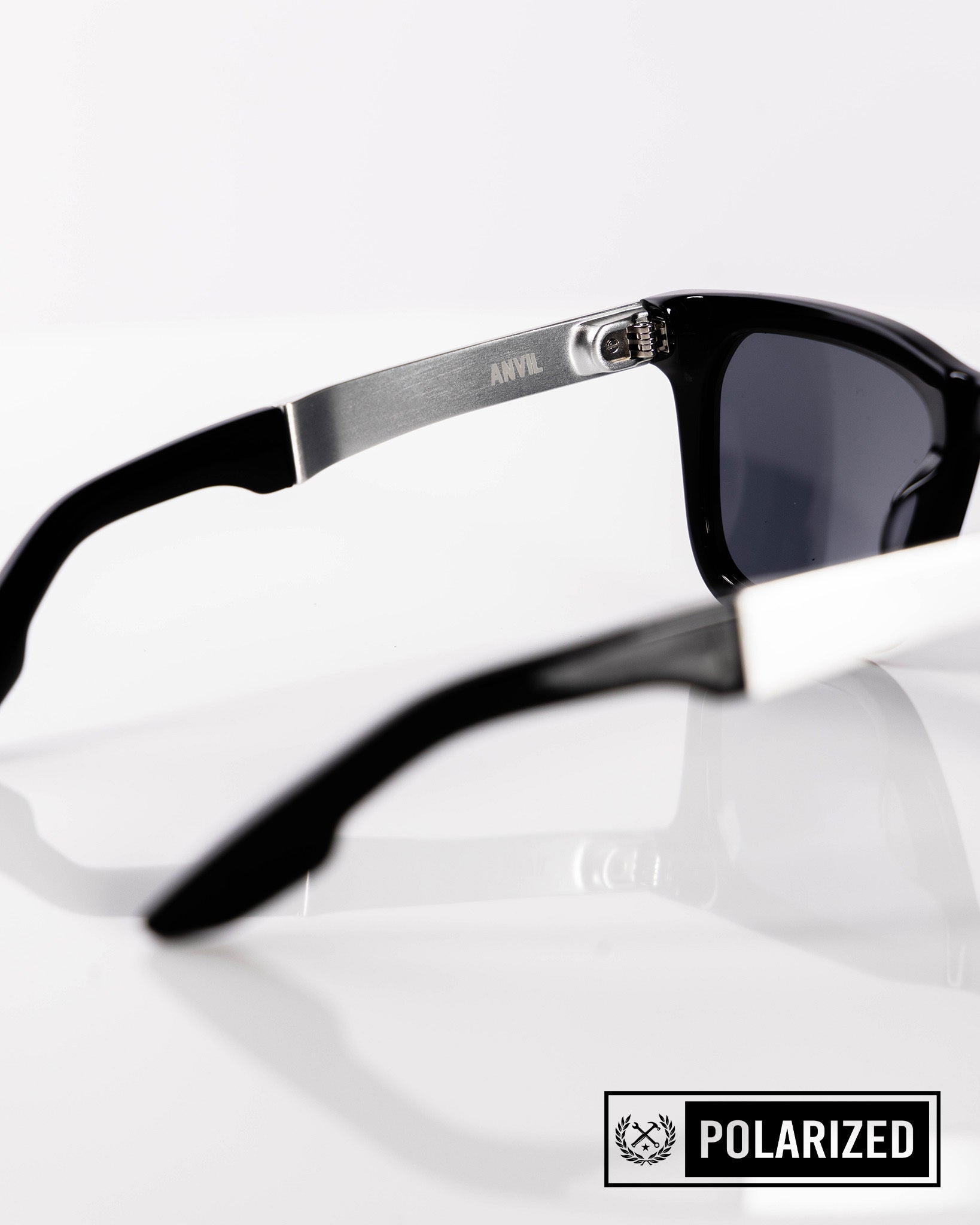 Anvil Metal Sunglasses - Black & Grey Polarised - Dixxon Flannel Co.