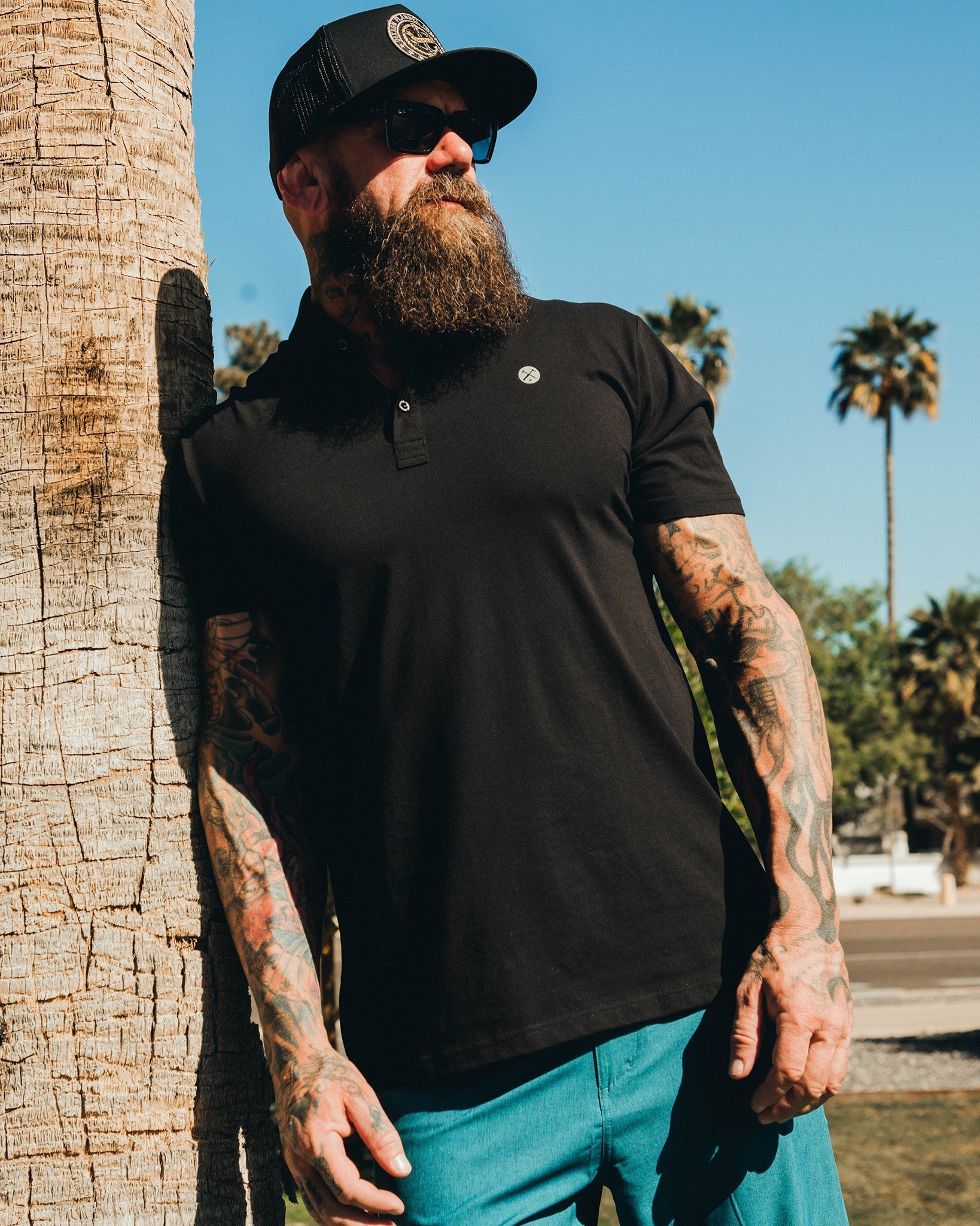 Athletic Premium Polo - Black - Dixxon Flannel Co.