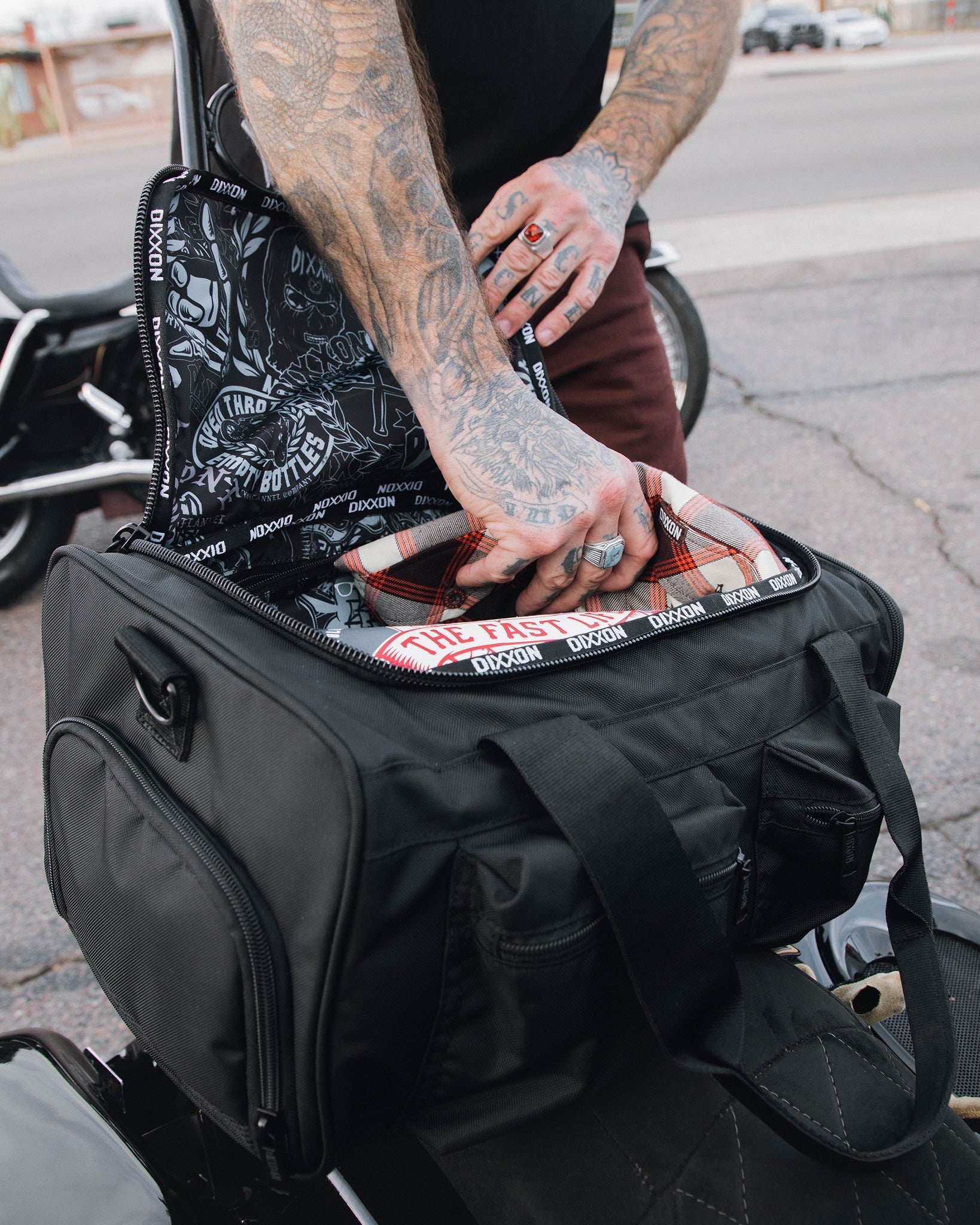 Canvas Overload Duffle Bag - Black | Dixxon Flannel Co. – DIXXON