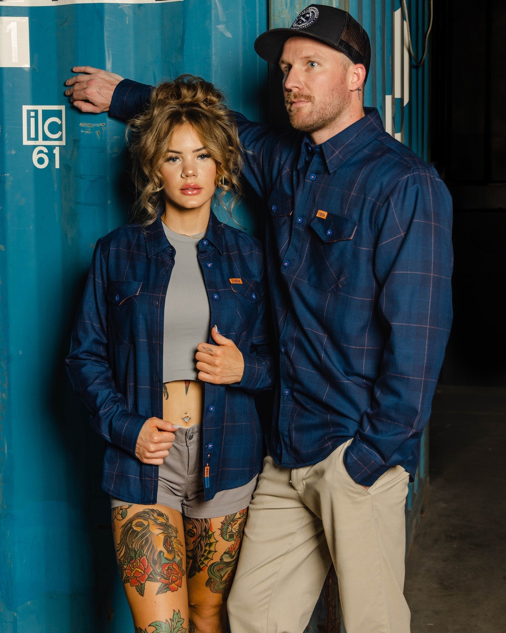 DDC + TRU (Draplin) Flannel - Never - Ending Navy - Dixxon Flannel Co.