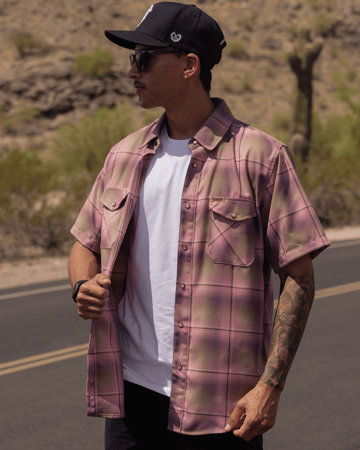 Desert Rose Short Sleeve Flannel - Dixxon Flannel Co.