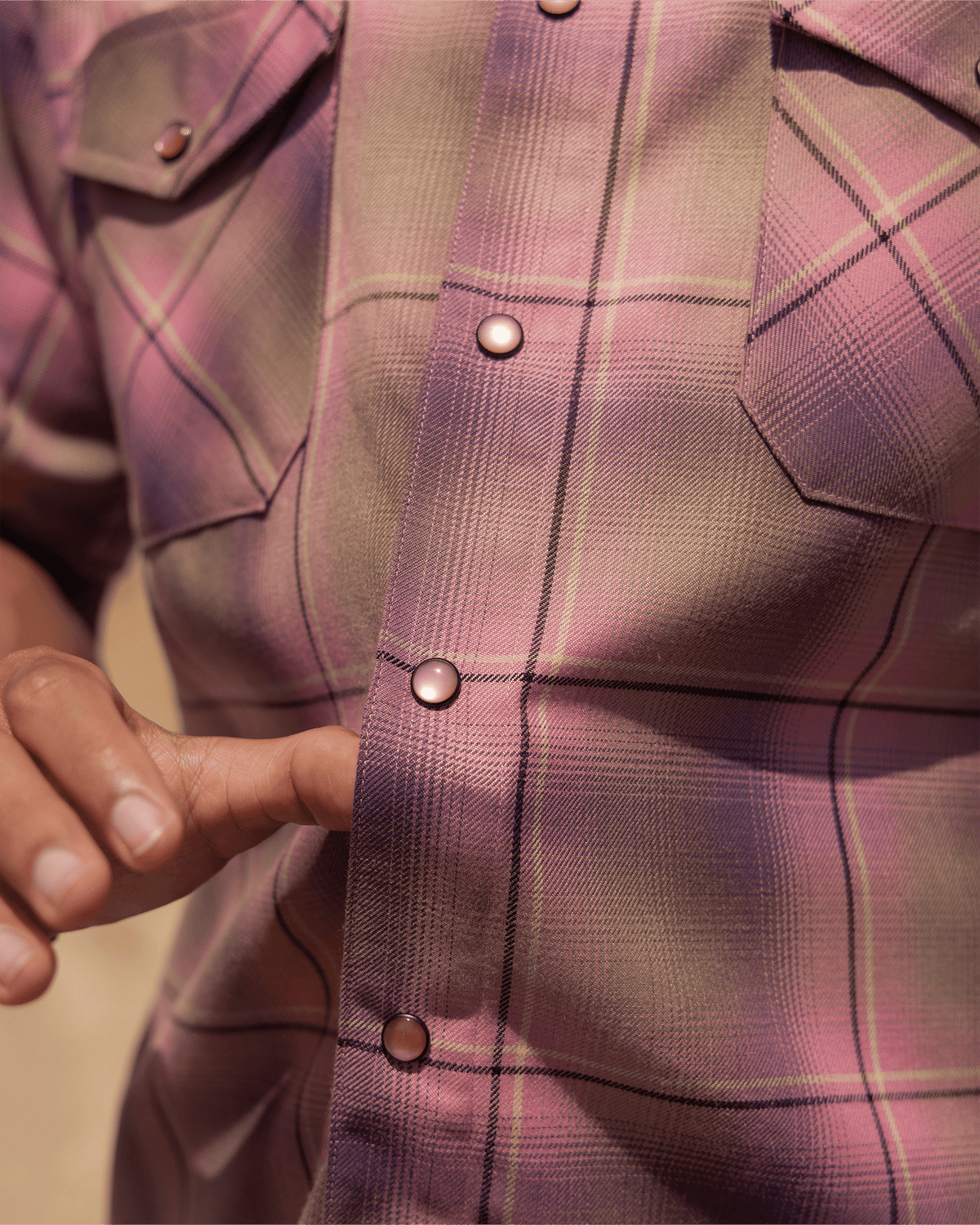 Desert Rose Short Sleeve Flannel - Dixxon Flannel Co.