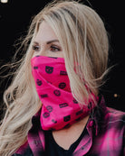 Executive Neck Gaiter - Pink & Black - Dixxon Flannel Co.