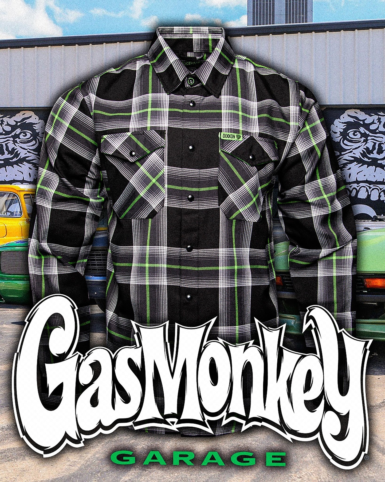 Gas Monkey Garage Flannel - Dixxon Flannel Co.